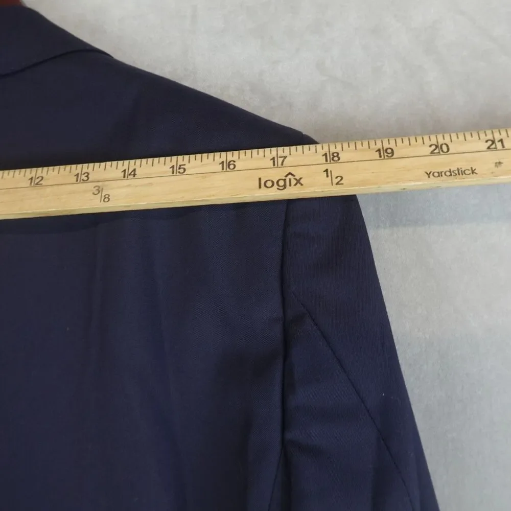 J Crew Ludlow Blazer 38R Slim Loro Piana Super 120s Merino Wool Navy Sport Coat